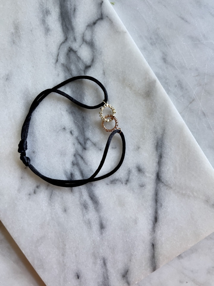 CHAPTER 19 DOUBLE MESSAGE BRACELET - IN SILVER