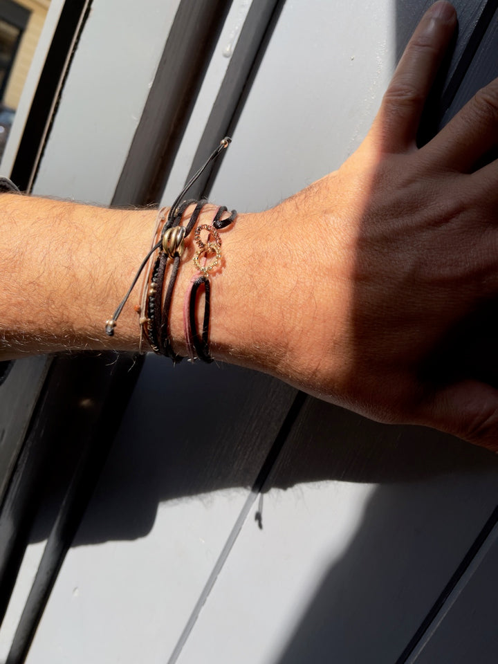 CHAPTER 19 DOUBLE MESSAGE BRACELET - IN SILVER
