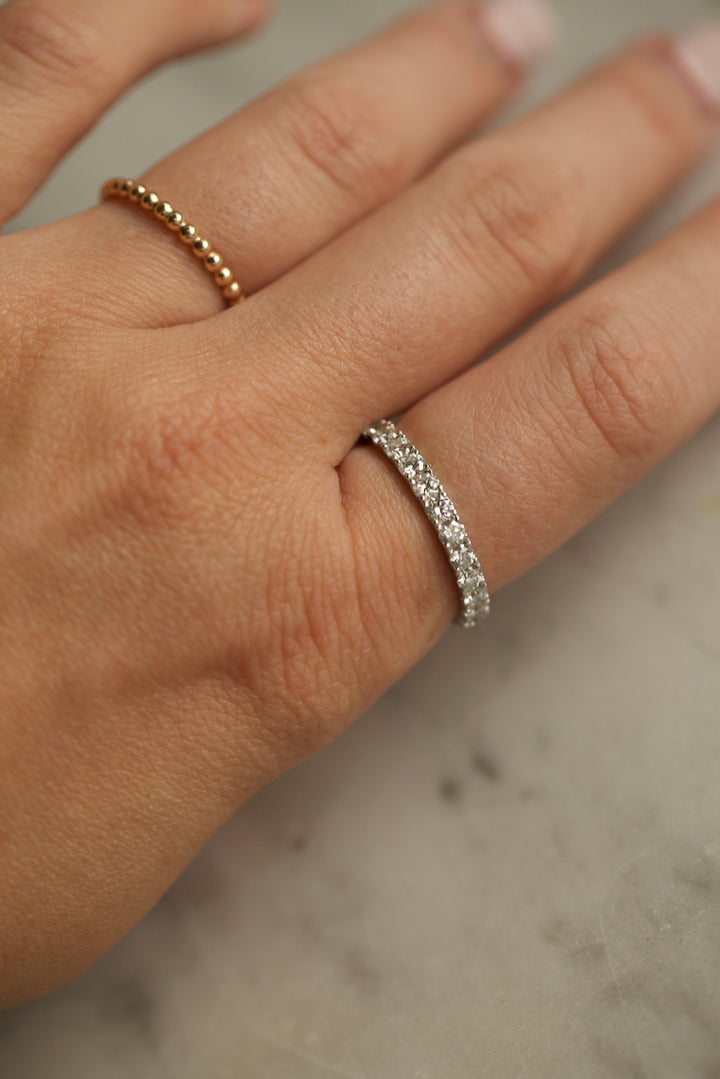ETERNITY DIAMOND RING - 2,5 MM DIAMONDS