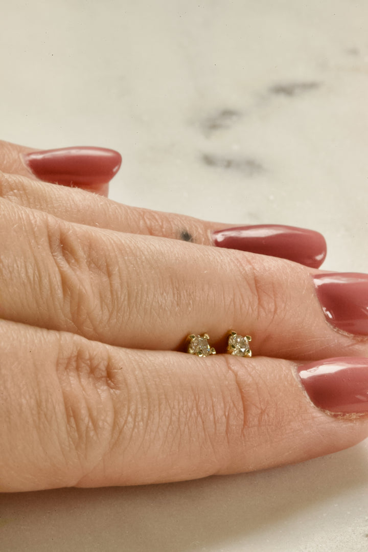 0,1 CT DIAMONDS EARRINGS