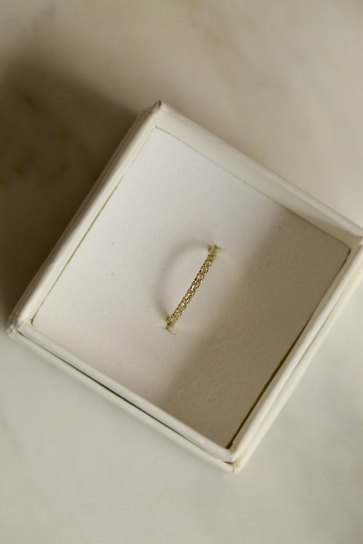 CLASSIC DIAMOND RING - 1,2 MM NATURAL DIAMONDS