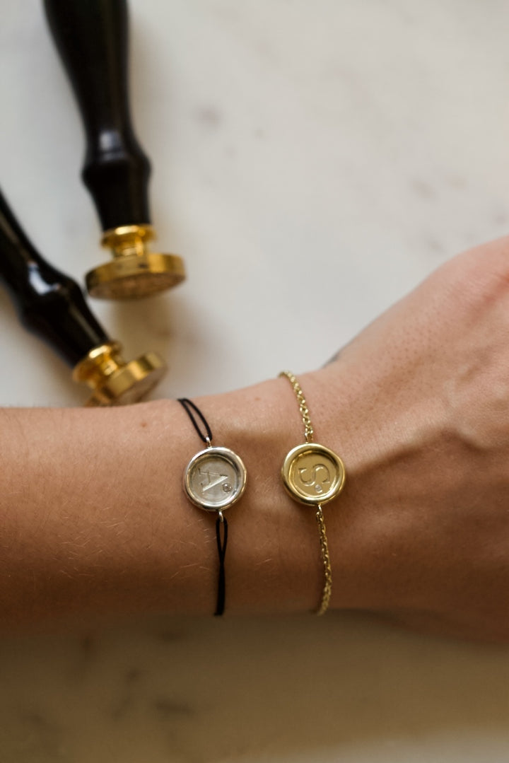 SIGNET BRACELET IN SILVER