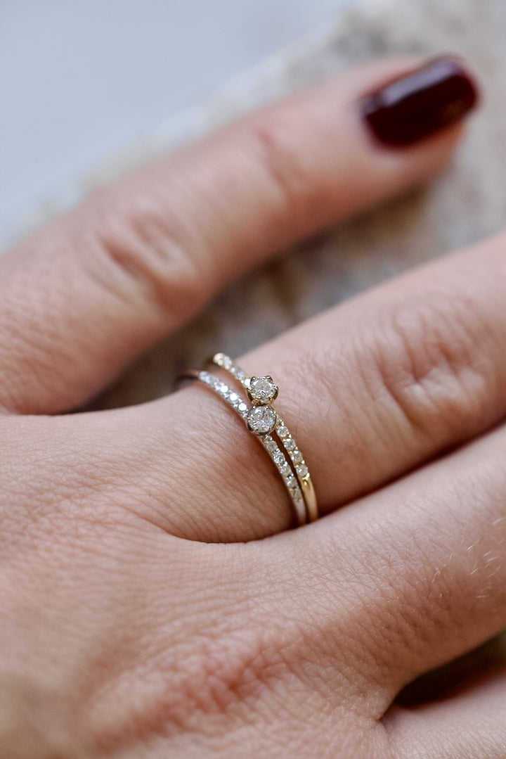 “CHERRY ON TOP” ENGAGEMENT RING