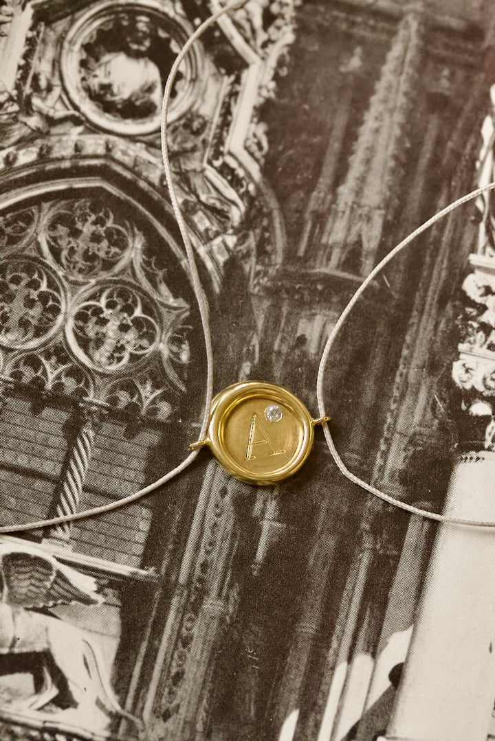 SIGNET BRACELET PENDANT IN SILVER