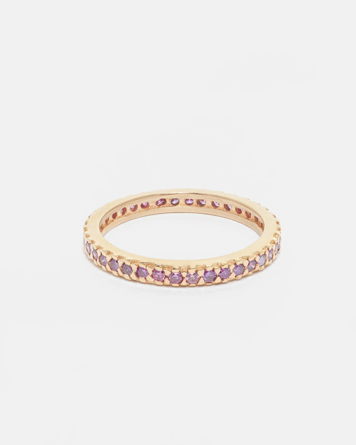 PURPLE DIAMONDS RING
