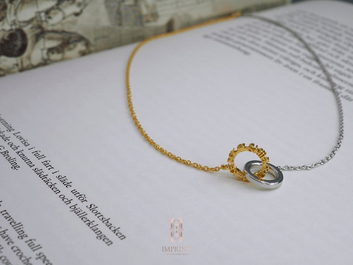 CHAPTER 19 MESSAGE NECKLACE - IN SILVER