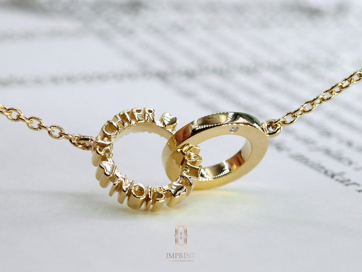 CHAPTER 19 MESSAGE NECKLACE - IN 14K GOLD