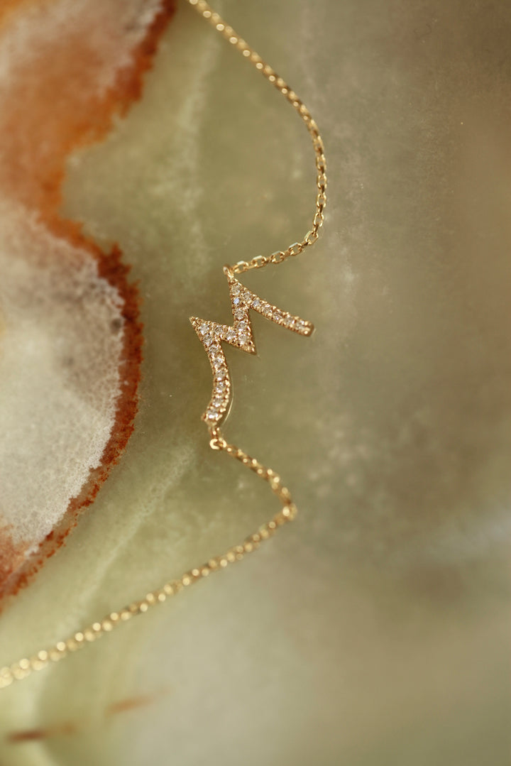 DIAMOND ALPHABET - NECKLACE