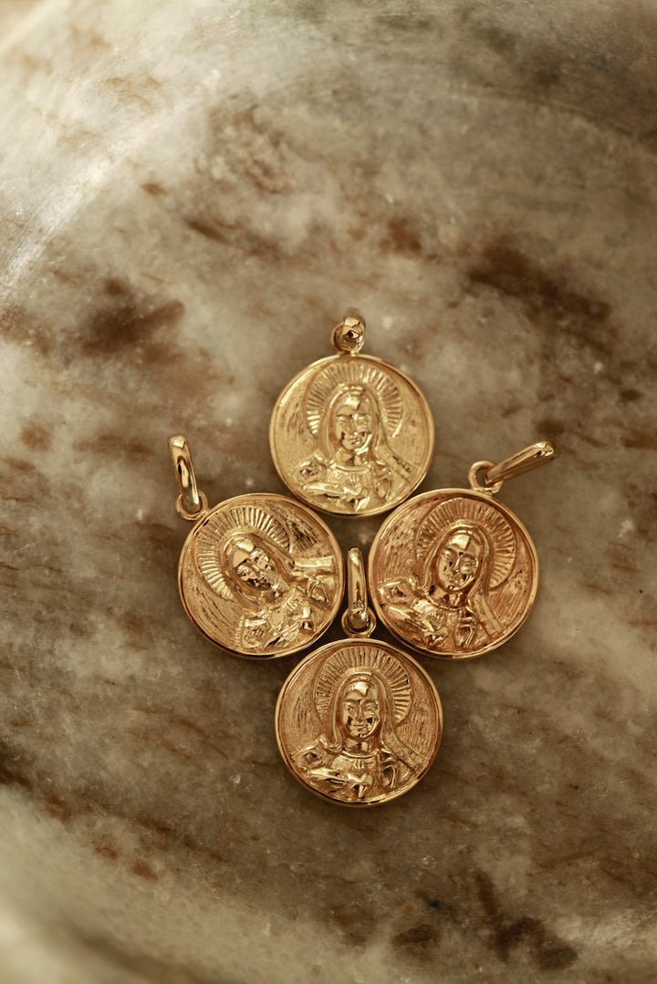 MADONNA PENDANT - IN GOLD