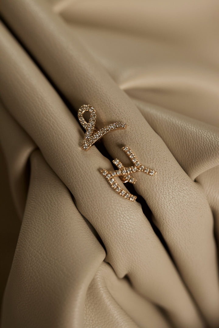 DIAMOND ALPHABET - EARRINGS