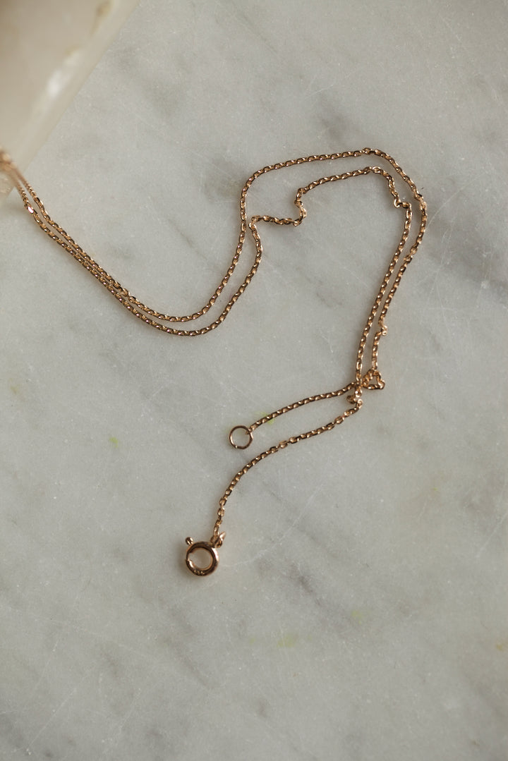 PLAIN GOLDEN CHAIN - NECKLACE