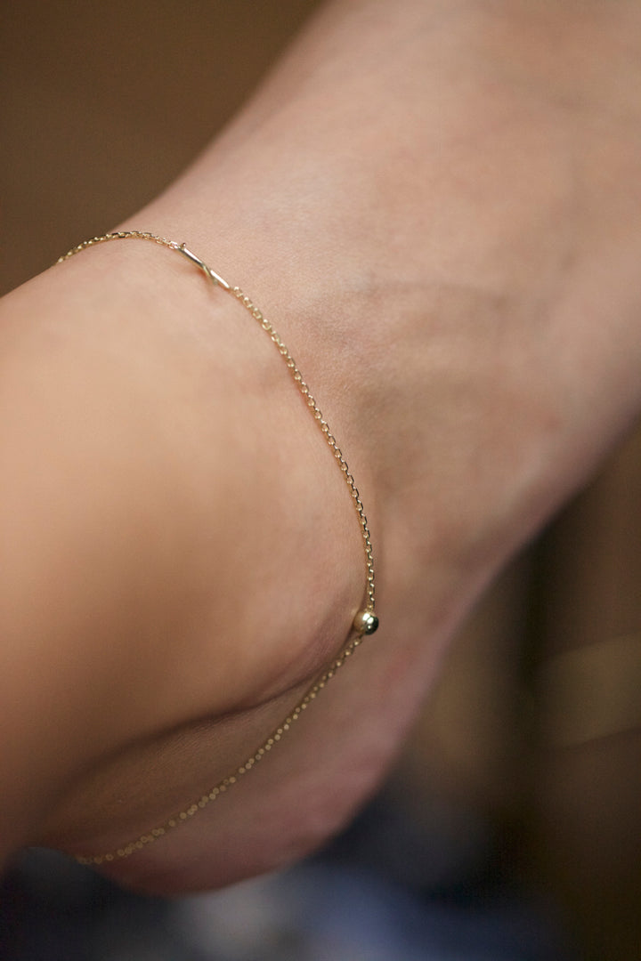 ANKLE BRACELET - ANKLET IN GOLD