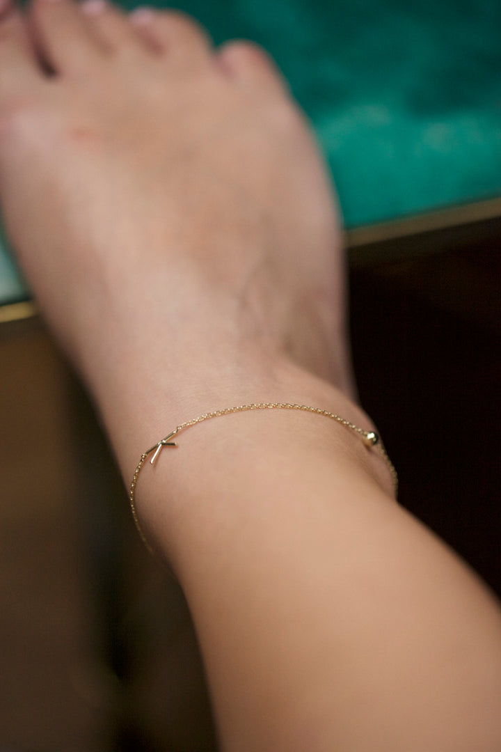 ANKLE BRACELET - ANKLET IN GOLD