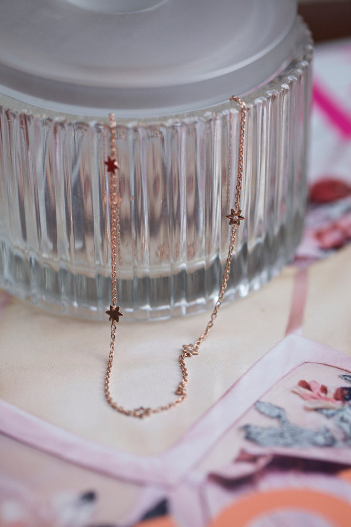 STARS NECKLACE WITH DIAMONDS