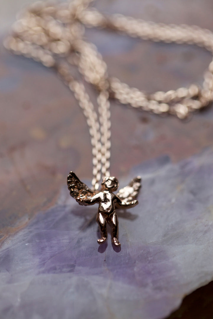 ANGEL LUCKY CHARM - ROSE GOLD