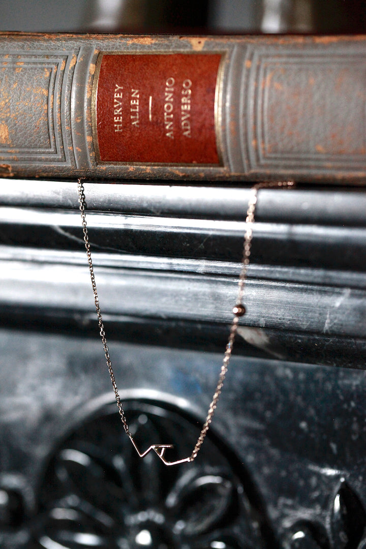 INITIALS NECKLACE - ROSE GOLD