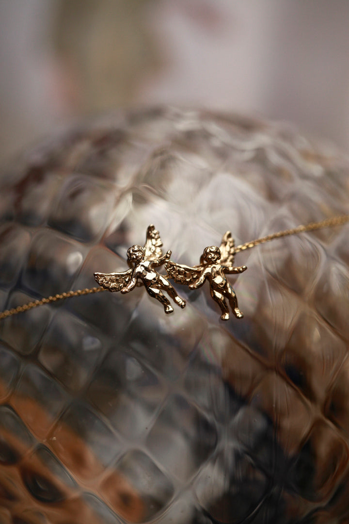 ANGEL LUCKY CHARM - YELLOW GOLD