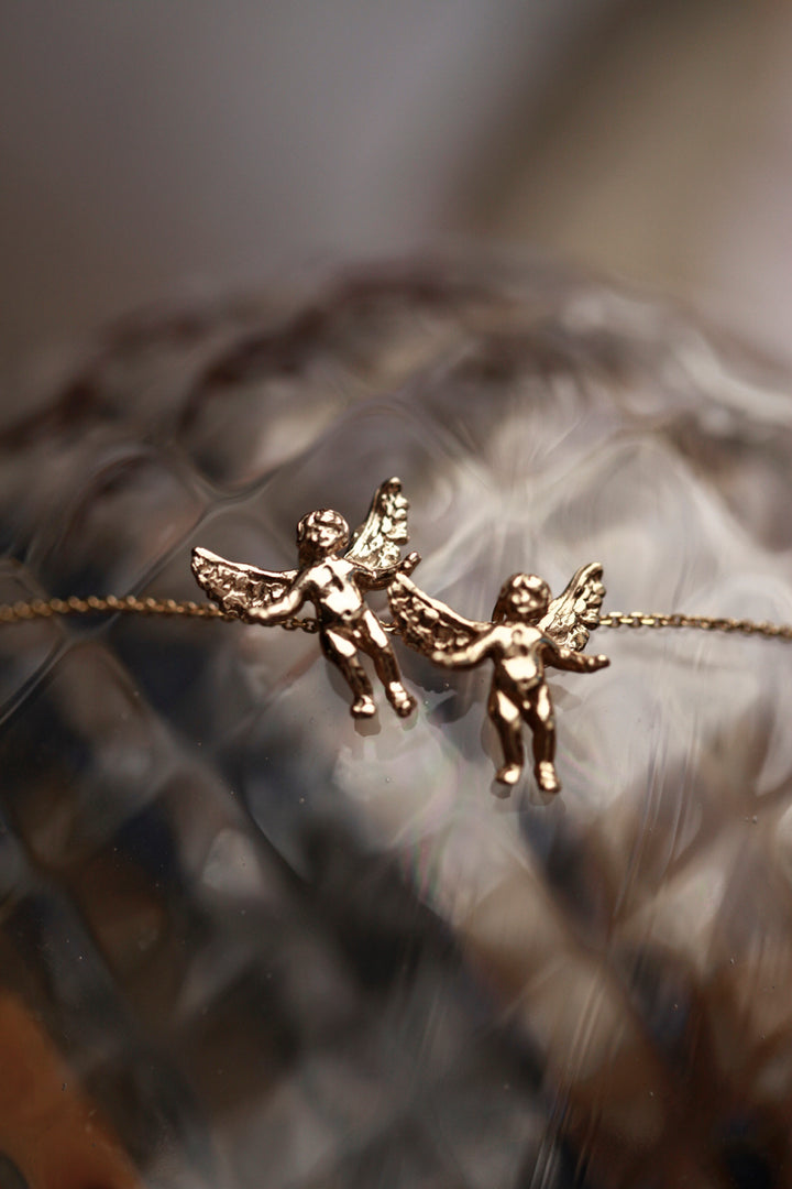 ANGEL LUCKY CHARM - YELLOW GOLD