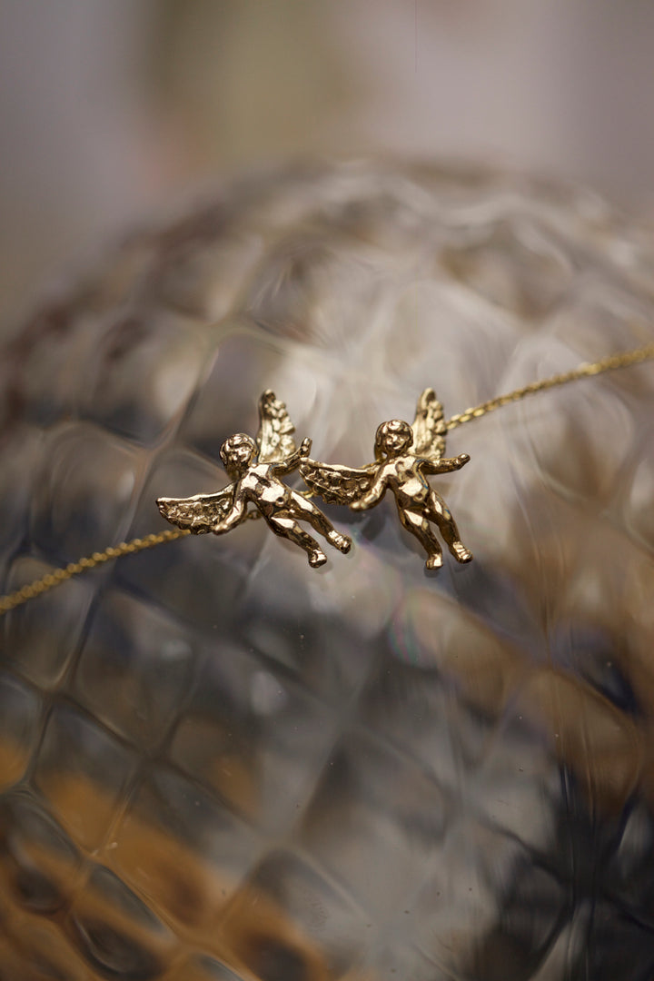 ANGEL LUCKY CHARM - YELLOW GOLD
