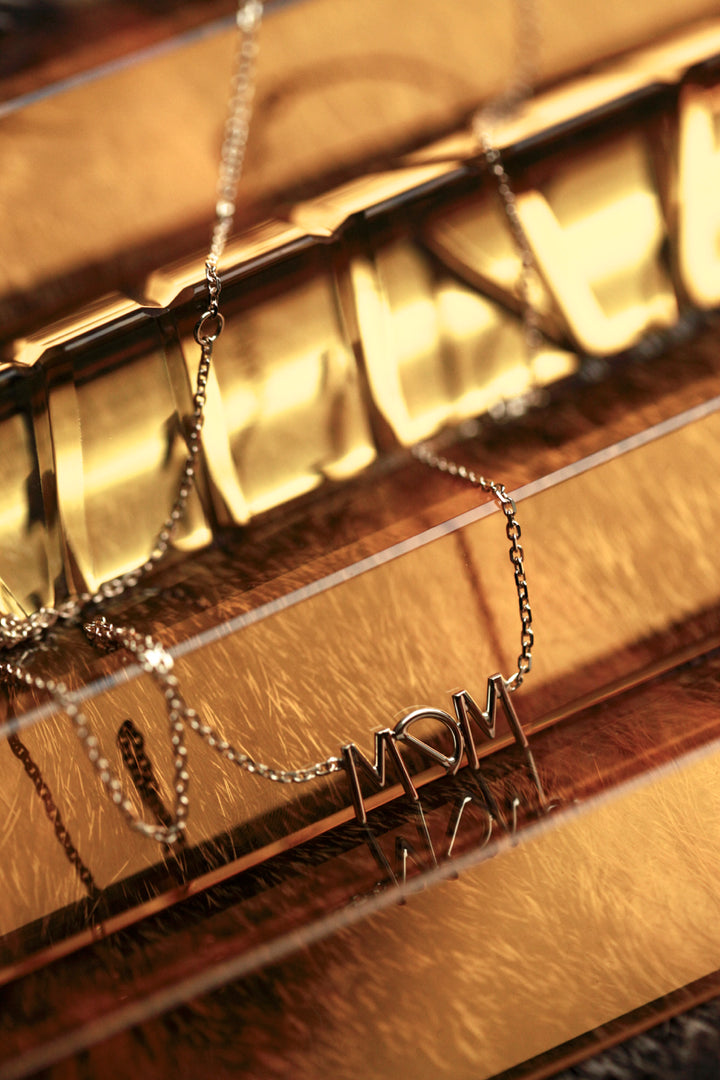 INITIALS NECKLACE - YELLOW GOLD