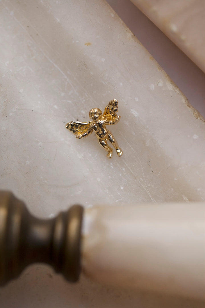 ANGEL LUCKY CHARM - YELLOW GOLD