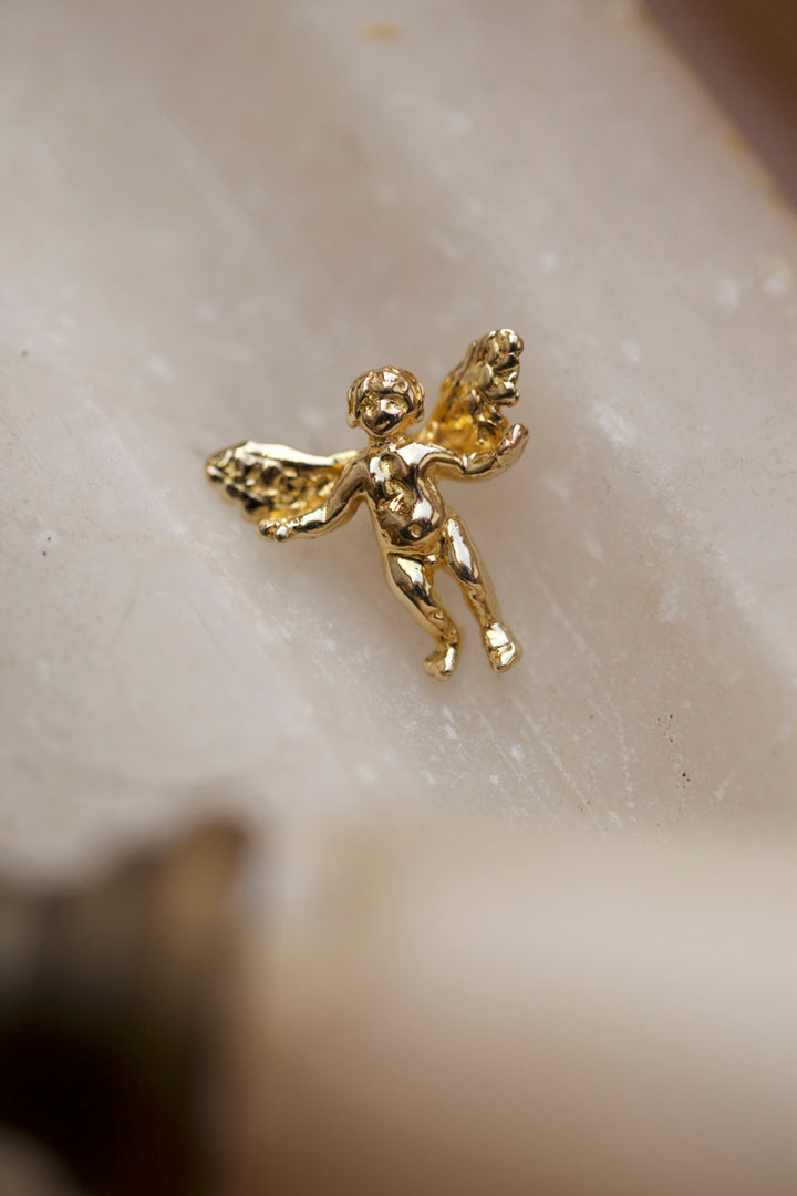 ANGEL LUCKY CHARM - YELLOW GOLD