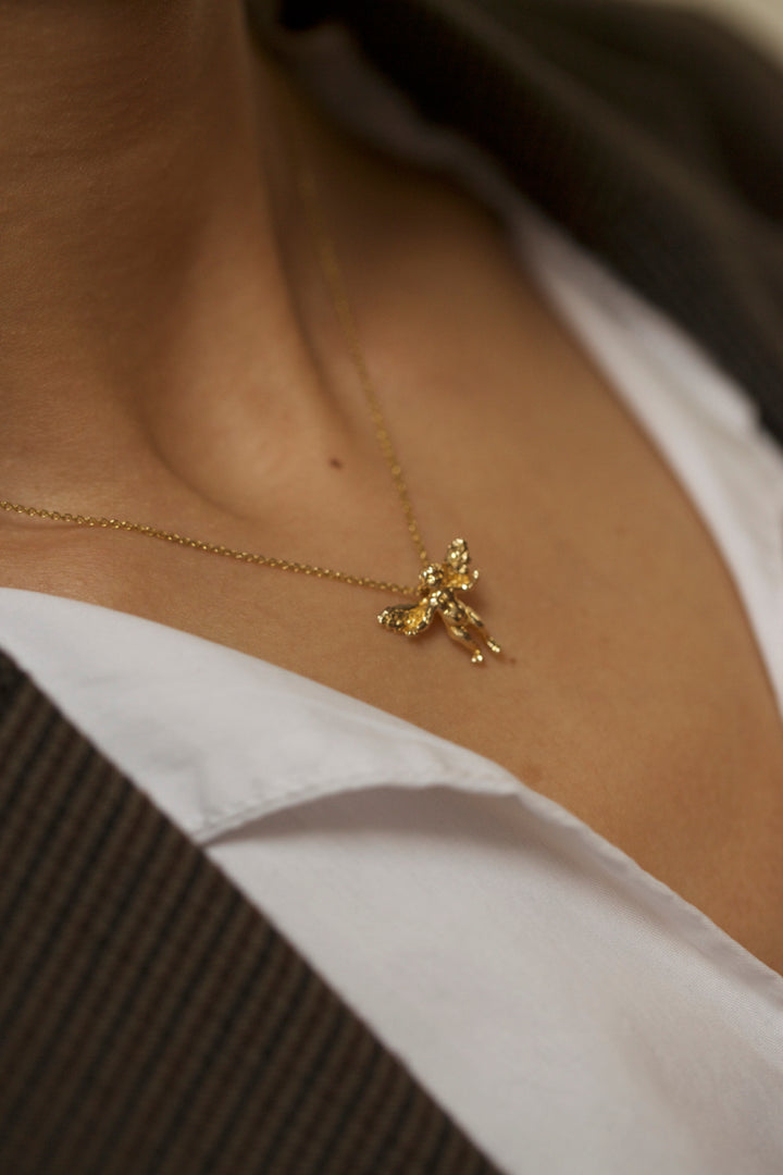 ANGEL LUCKY CHARM - YELLOW GOLD