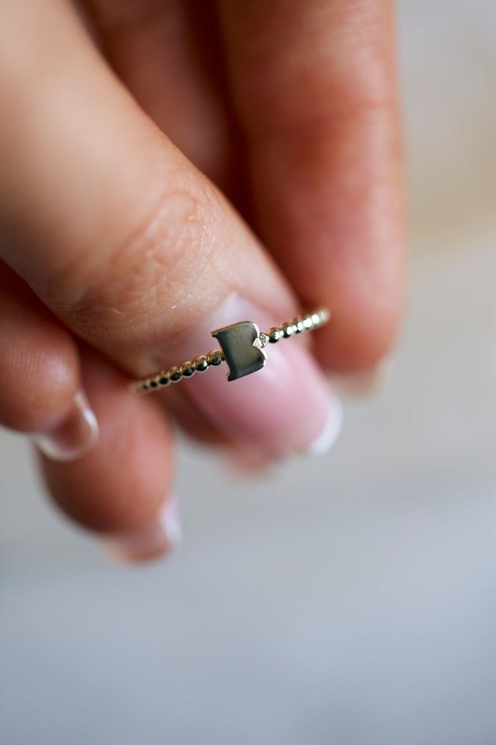 LETTER BUBBLE RING - 1,5 MM