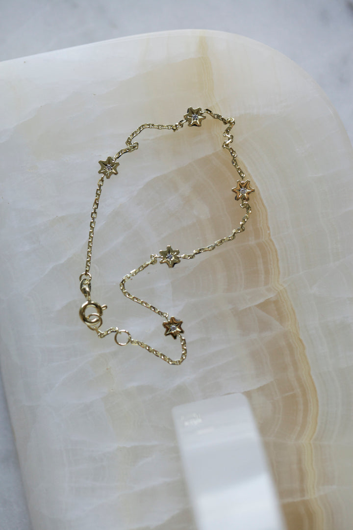 STARS BRACELET - 14K GOLD