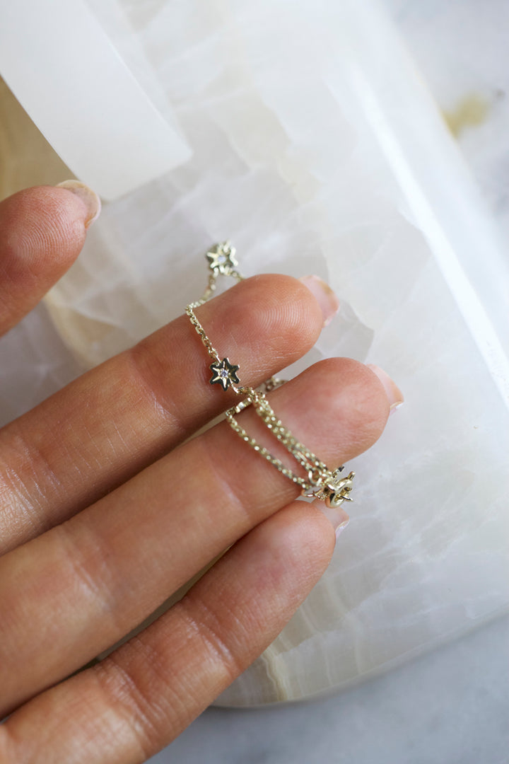 STARS BRACELET - 14K GOLD