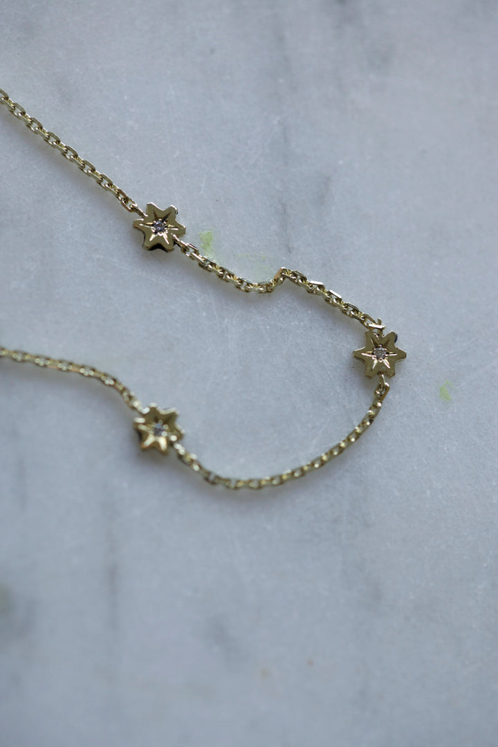 STARS BRACELET - 14K GOLD