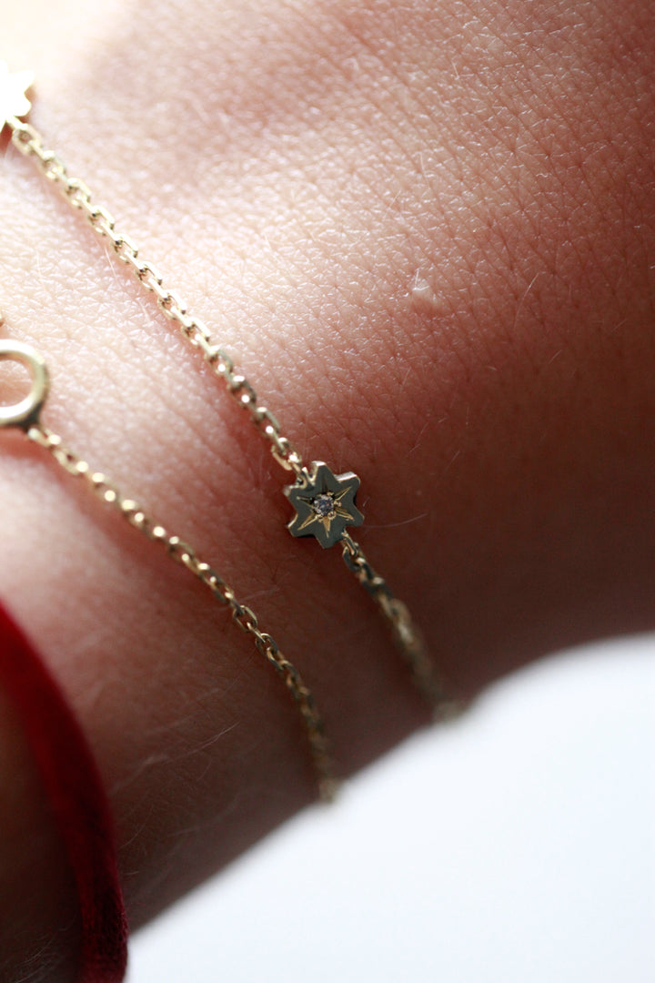 STARS BRACELET - 14K GOLD