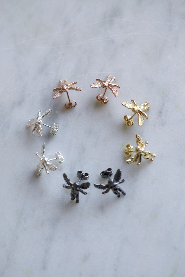 ANGEL EARRINGS - IN SILVER