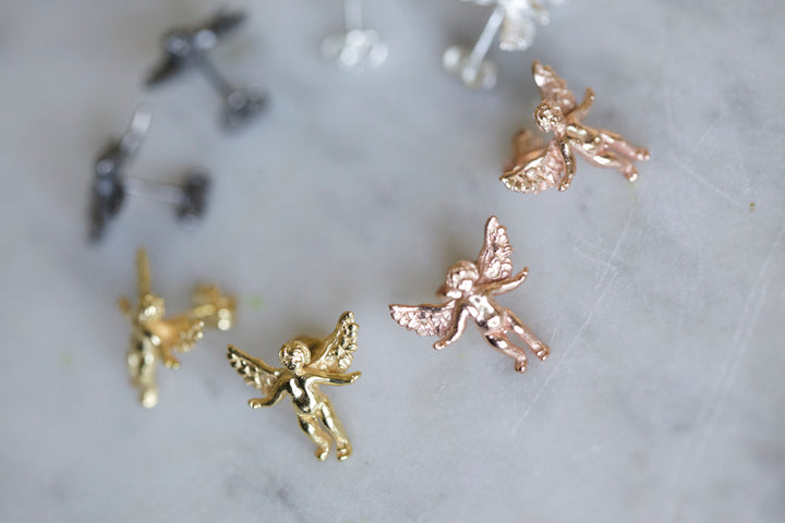 ANGEL EARRINGS - IN SILVER