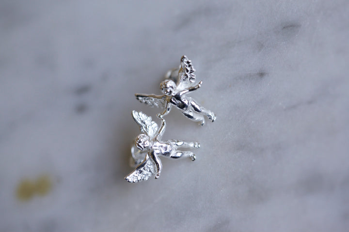 ANGEL EARRINGS - IN SILVER