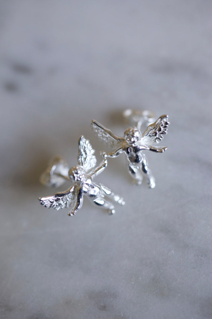 ANGEL EARRINGS - IN SILVER