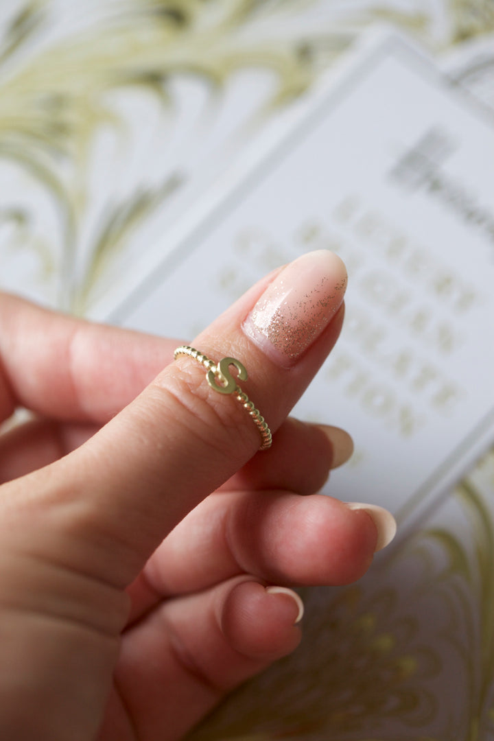 LETTER BUBBLE RING - 1,5 MM