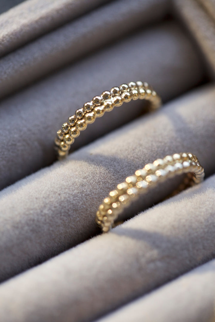 AK&AKS: DOUBLE BUBBLE EARRINGS