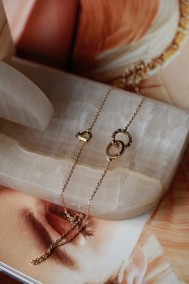 CHAPTER 19 MESSAGE NECKLACE - IN SILVER