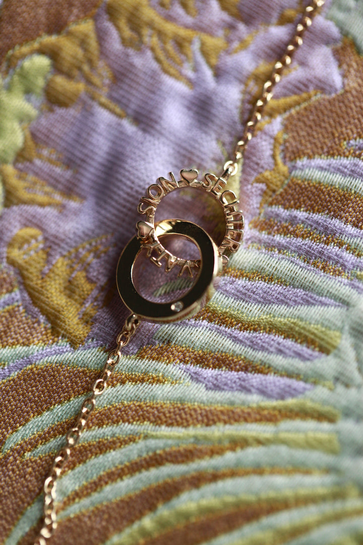 CHAPTER 19 MESSAGE NECKLACE - IN 14K GOLD