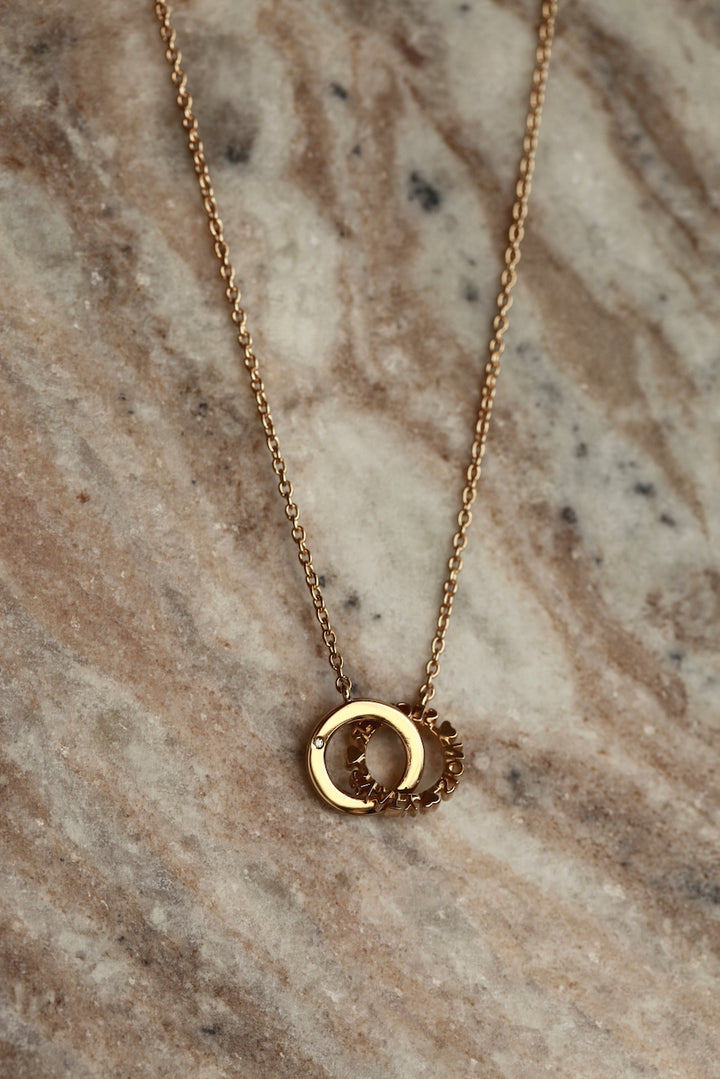 CHAPTER 19 MESSAGE NECKLACE - IN SILVER