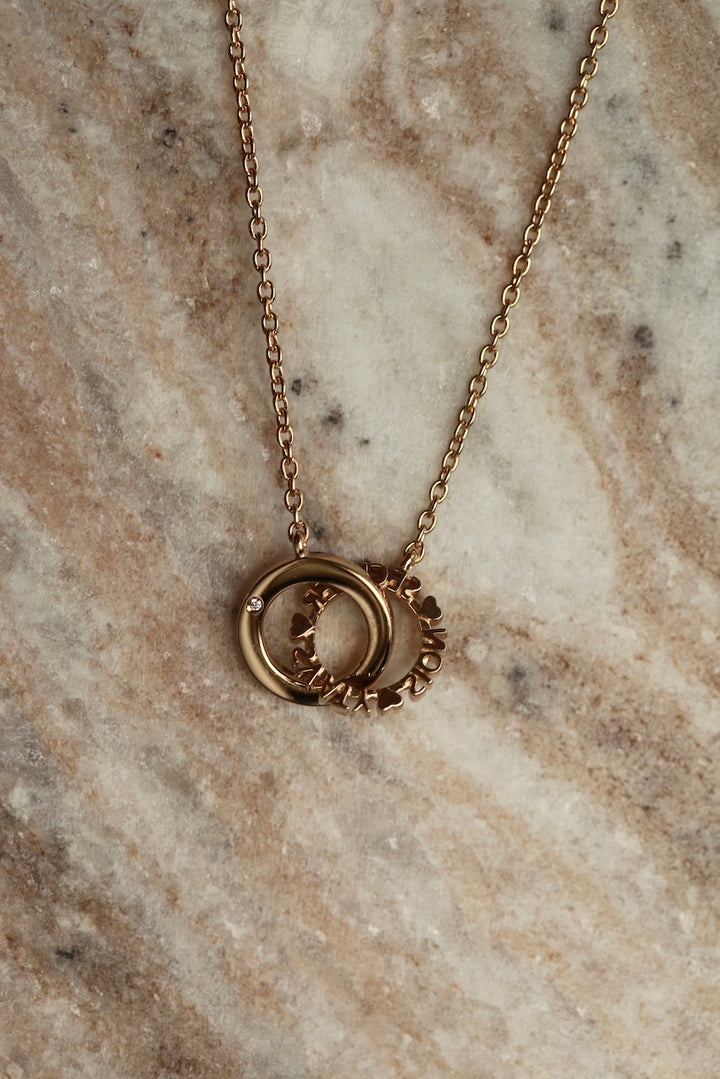 CHAPTER 19 MESSAGE NECKLACE - IN SILVER