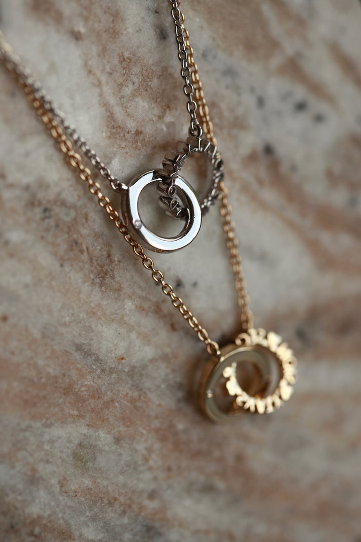CHAPTER 19 MESSAGE NECKLACE - IN 14K GOLD