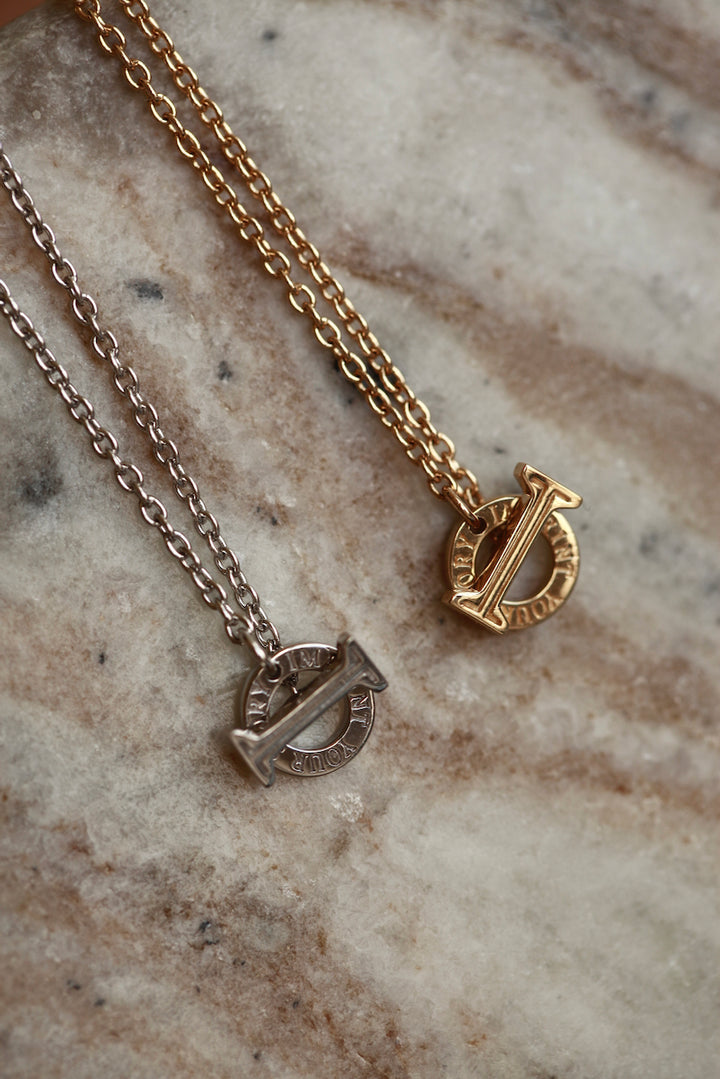 CHAPTER 19 MESSAGE NECKLACE - IN 14K GOLD