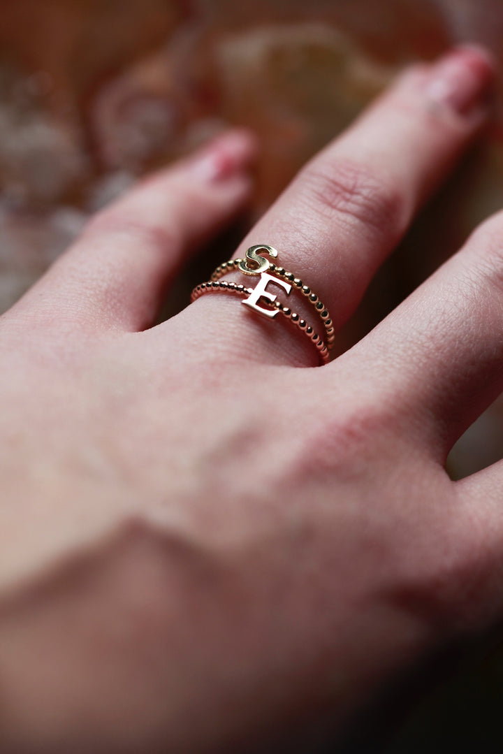 LETTER BUBBLE RING - 1,5 MM