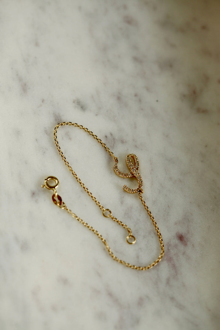 DIAMOND ALPHABET - BRACELET
