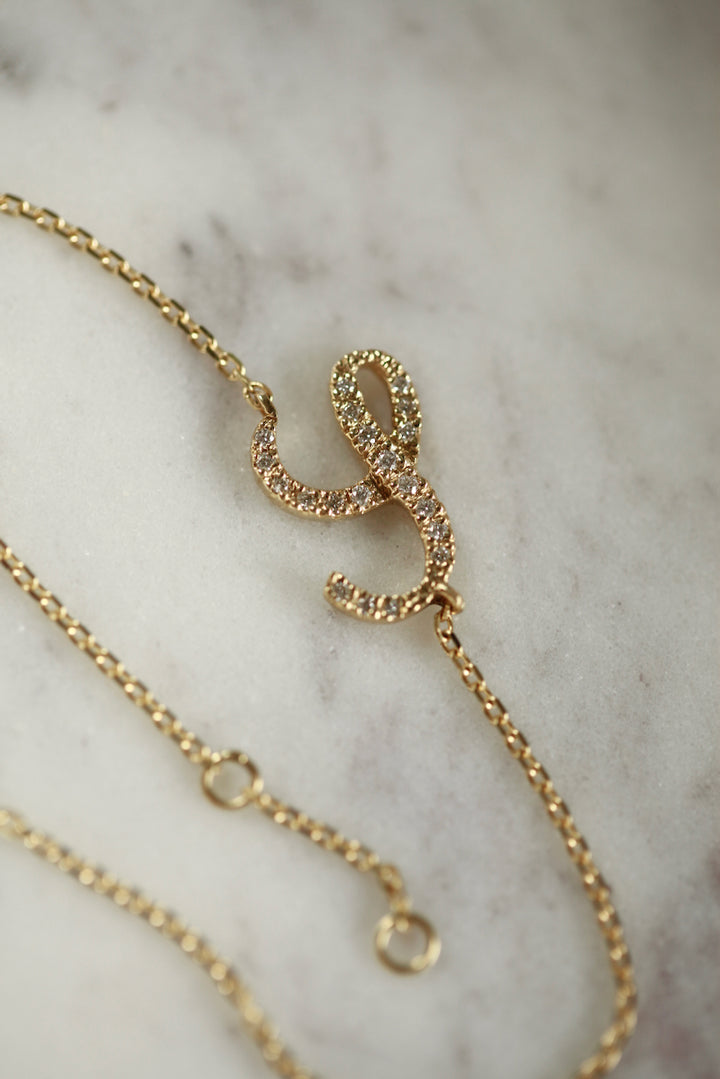 DIAMOND ALPHABET - BRACELET