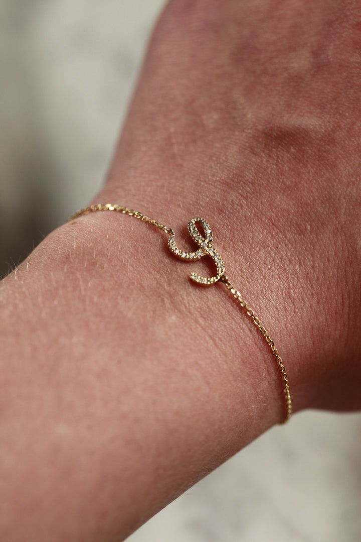 DIAMOND ALPHABET - BRACELET