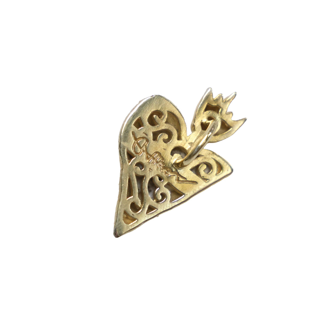 SACRED HEART PENDANT - LARGE