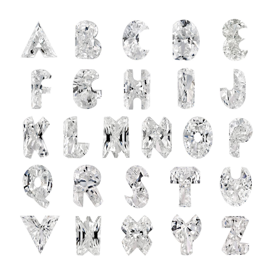 DIAMOND LETTER NECKLACE